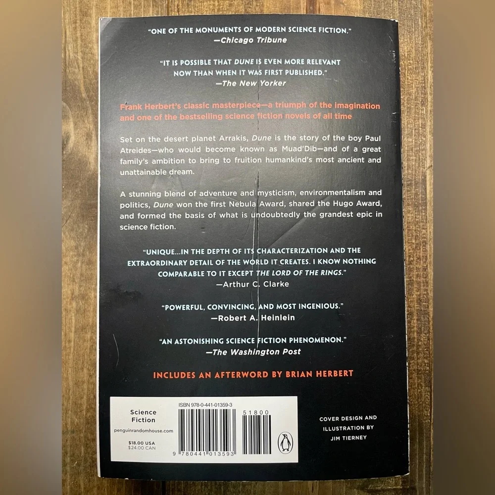 Dune by Frank Herbert Softcover Book - Picture 2 of 2